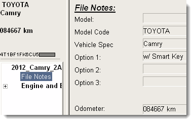 Odometer Data from ECM