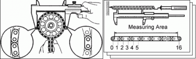 Inspect 1NZ-FE maximum Chain Elongation