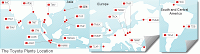 MAPs of Toyota Plats Location