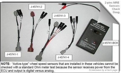 2-pin Nissan MRE Sensors Checker