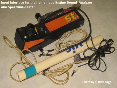 Input Interface for the homemade Engine Sound  Analyzer